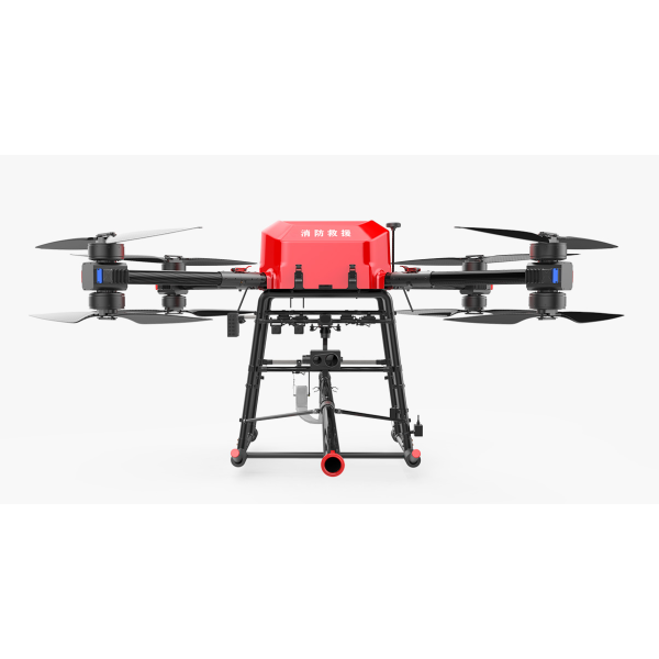 A 60kg load-bearing high-rise building water spraying and fire extinguishing drone