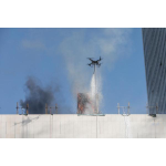 A 60kg load-bearing high-rise building water spraying and fire extinguishing drone