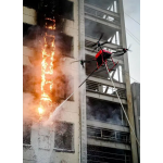 A 60kg load-bearing high-rise building water spraying and fire extinguishing drone